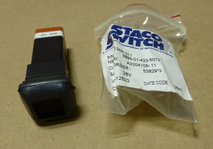 Staco Switch A3204105-11 Indicator Assembly AN/TPQ-36(V)8 , 5895-01-432-5073 | Electrical MRO Replacement Parts &amp; Components and Commercial Electrical Supplies Company