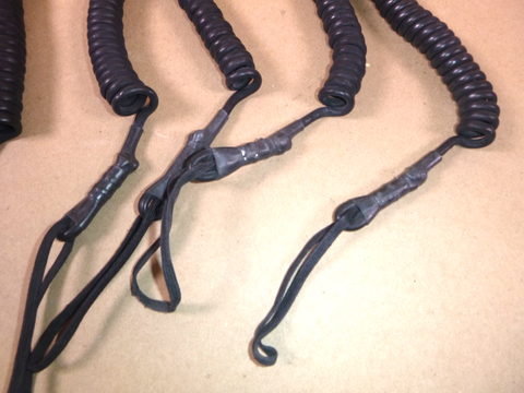 (Lot of 7) Blackhawk Tactical Pistol Lanyard, Coiled (90TPL1BK) 4020-01-493-8335 | Industrial MRO Tools and Replacement Industrial Equipment Components