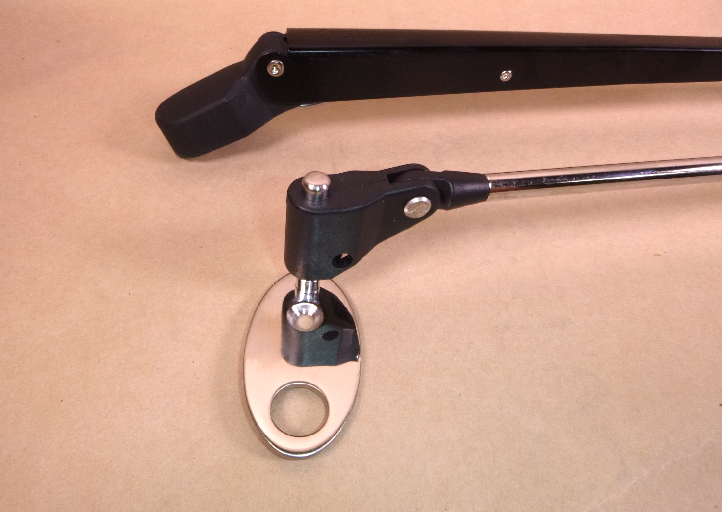 Roca Pantograph Marine Adjustable Wiper Arm 13.5"-18.5" Black Powder Coated SS | Replacement Truck Parts, Trailer Accessories, Automobile Supplies, Car Parts &amp; Accessories