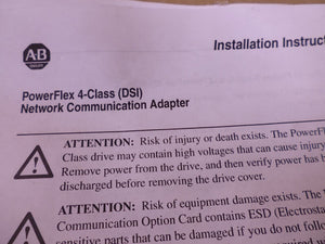 Allen Bradley 22-COMM-B Ser A PowerFlex DSI BACnet MS/TP Communication Adapter