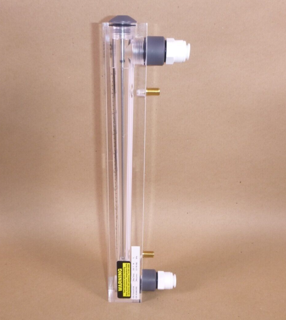 75202107C06 King Instruments Panel Mount Acrylic Block Rotameter 5 GPM, NEW | Industrial MRO Tools and Replacement Industrial Equipment Components