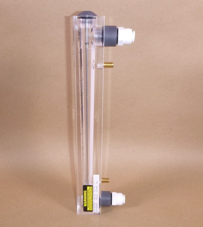 75202107C06 King Instruments Panel Mount Acrylic Block Rotameter 5 GPM, NEW | Industrial MRO Tools and Replacement Industrial Equipment Components