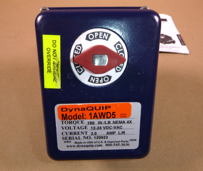 EHH24ATE20H Dynaquip 3/4" 2-Way Electrically Operated Ball Valve 12/24 Vdc 1AWD5 | Electrical MRO Replacement Parts &amp; Components and Commercial Electrical Supplies Company