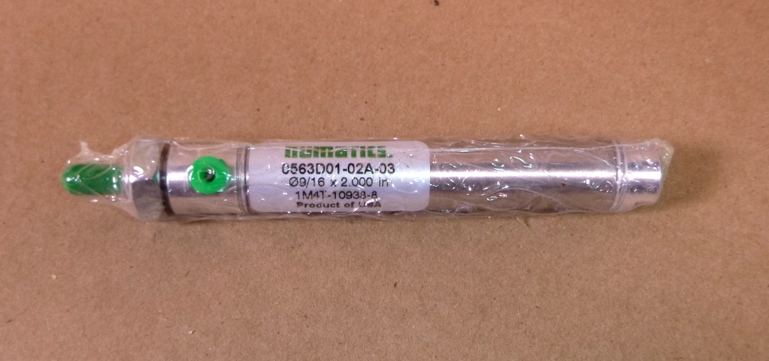 0563D01-02A-03 NUMATICS ROUND LINE CYLINDER M SERIES 9/16" BORE 2" STROKE | Industrial MRO Replacement Parts, Manufacturing Machine Parts &amp; Components, Heavy Equipment Parts Supplier