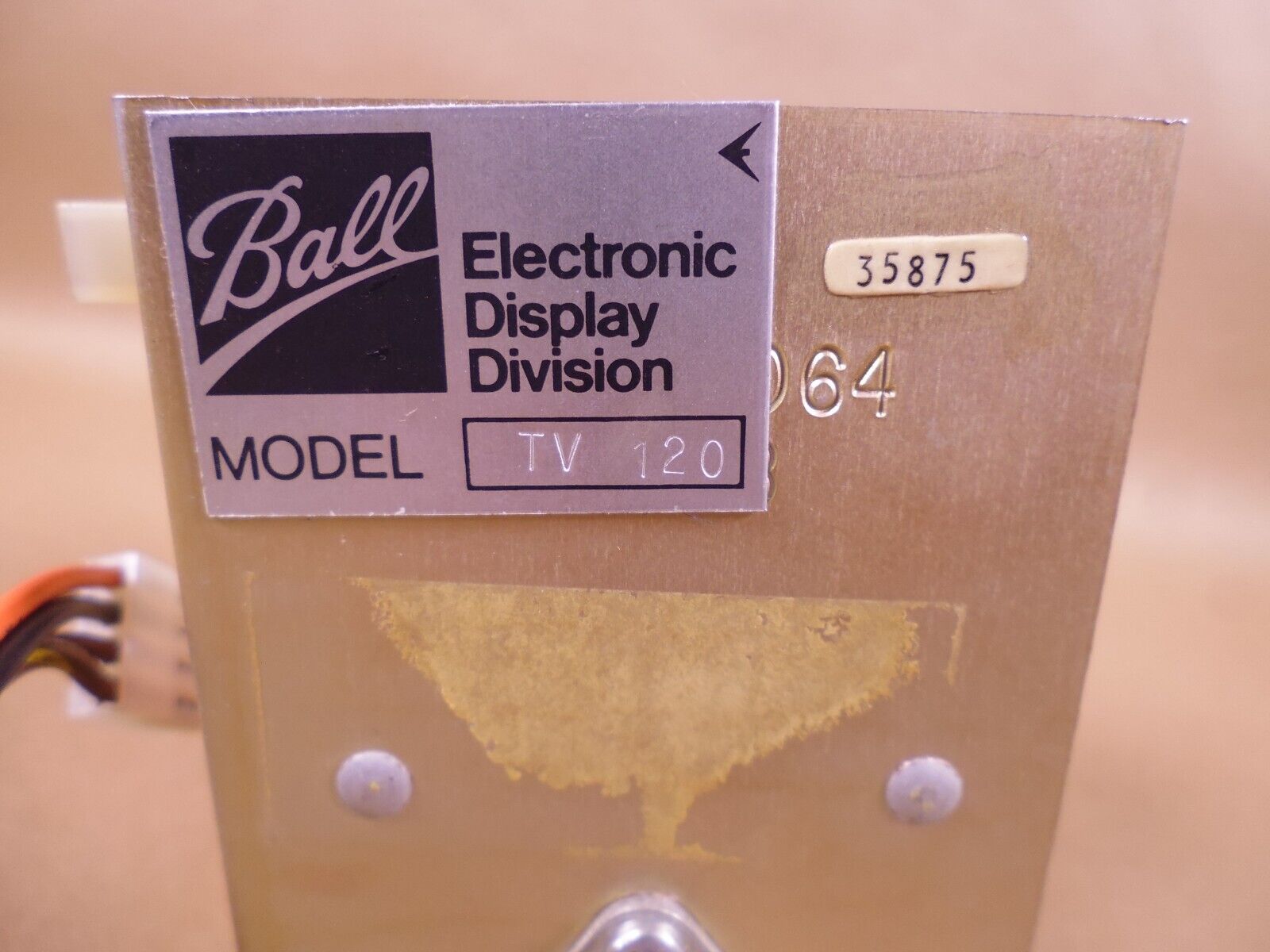 Ball Brothers 6-003-0570 Power Supply For TV120 TV-120 Data Display Monitor | Electrical MRO Replacement Parts &amp; Components and Commercial Electrical Supplies Company