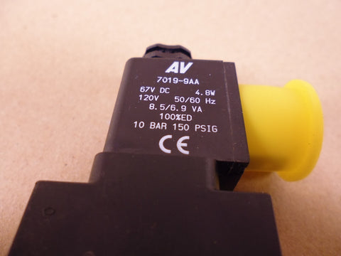 Automatic Valve L0703AAWR Solenoid Valve w/ 7019-9AA Coil 67VDC 4.8W 120V | Industrial MRO Replacement Parts, Manufacturing Machine Parts & Components, Heavy Equipment Parts Supplier