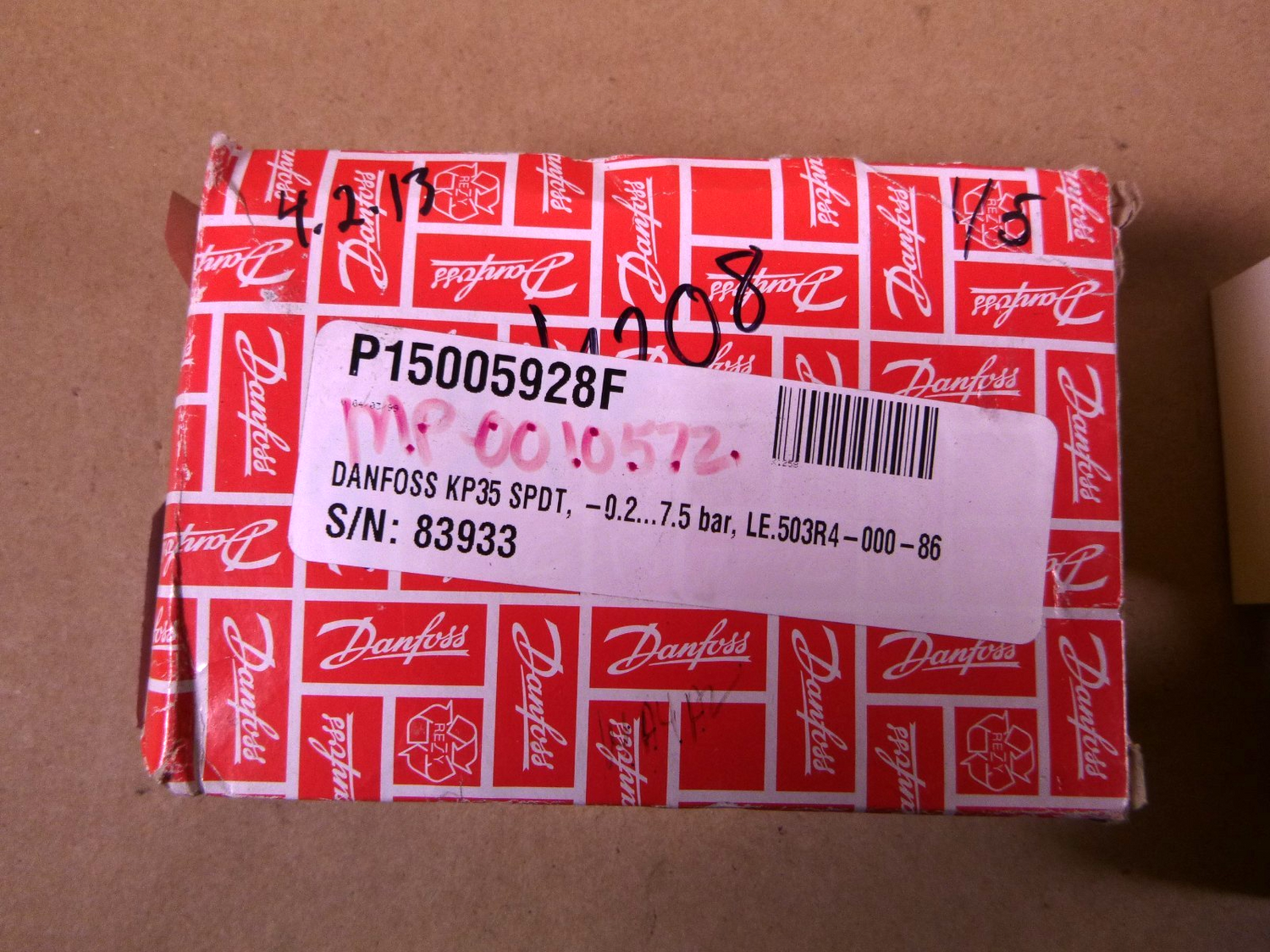 Steris 316 SS Tri Clamp Pressure Switch P15005928F, LE.503R4-000-86 Lyth 83933 | Electrical MRO Replacement Parts &amp; Components and Commercial Electrical Supplies Company