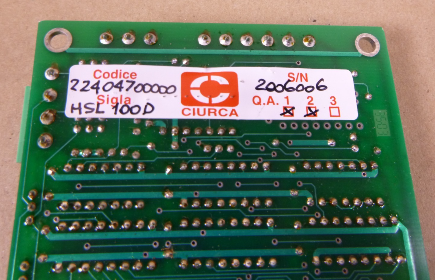 For Fedegari Autoclavi Bioteco HSL-100D Keyboard Interface 22404700000 HSL 100D | Electrical MRO Replacement Parts &amp; Components and Commercial Electrical Supplies Company