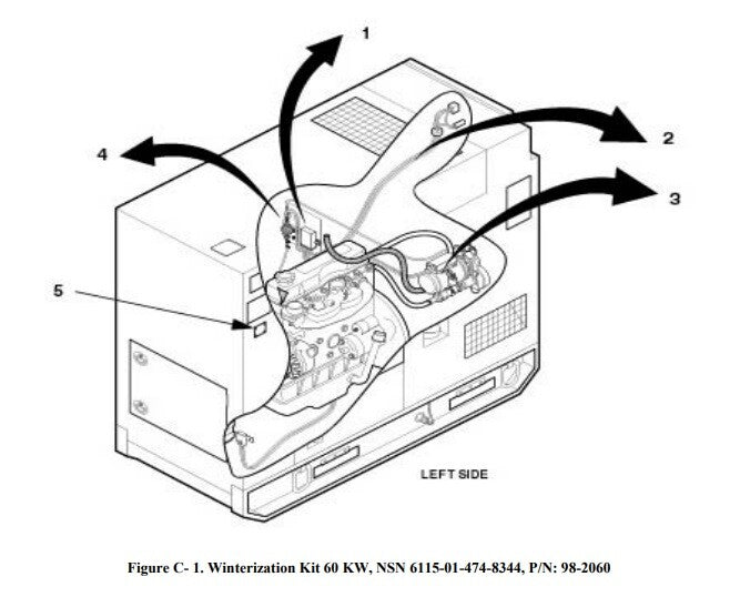 ELECTRICAL FUEL PUMP WINTERIZATION MEP-804A MEP-806A MEP-816A , 2910-01-483-4069 | Genuine MEP Generator Replacement Parts and Military Surplus Generator Parts
