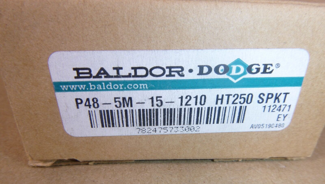 Dodge P48-5M-15-1210-HT High Torque Drive Sprocket (Requires 1210 Bushing) | Industrial MRO Replacement Parts, Manufacturing Machine Parts &amp; Components, Heavy Equipment Parts Supplier