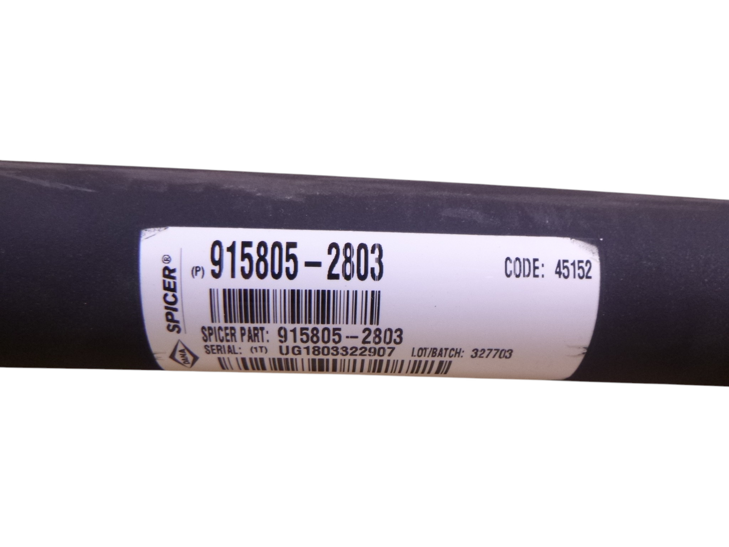 Front Propeller Driveshaft HMMWV Humvee 915805-2803 12342618 2520-01-413-0080