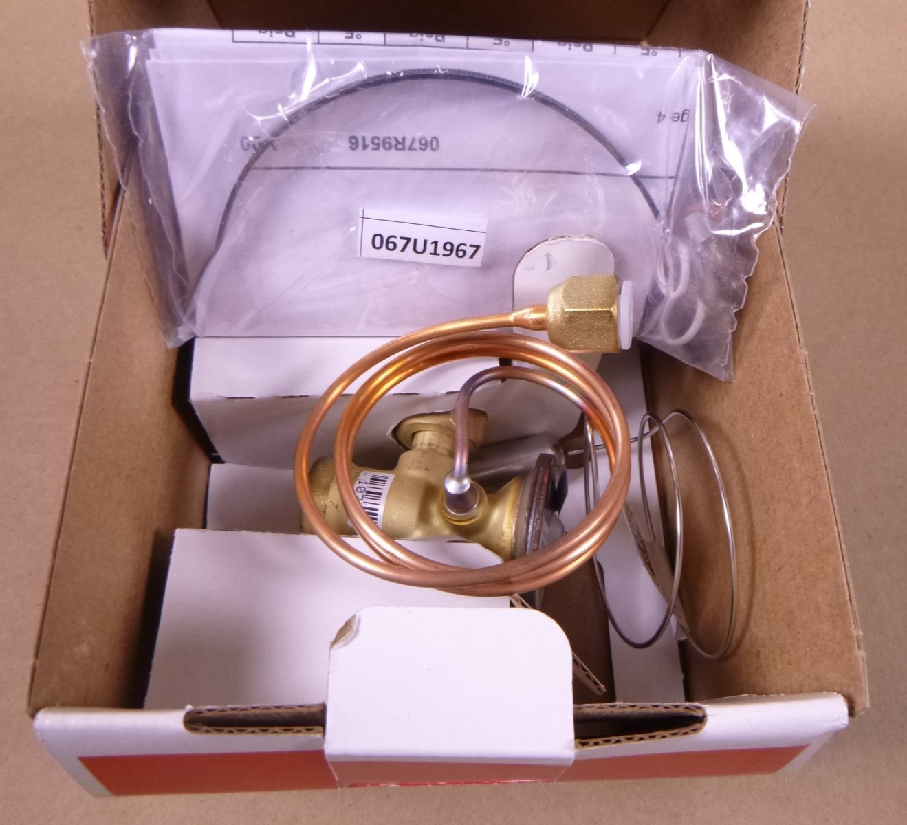 Danfoss 067U3880 12J18 Thermostatic Expansion Valve 3 Ton Valve For 1.5 To 2.5T | Industrial MRO Replacement Parts, Manufacturing Machine Parts &amp; Components, Heavy Equipment Parts Supplier