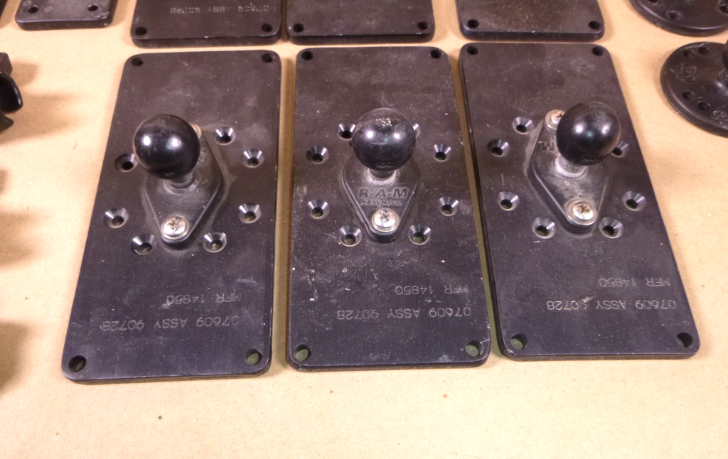 USED (Lot of 37 Pcs.) Ram Mounts Size B 1" Ball Assorted Mounts And Socket Arms | Industrial MRO Replacement Parts, Manufacturing Machine Parts & Components, Heavy Equipment Parts Supplier