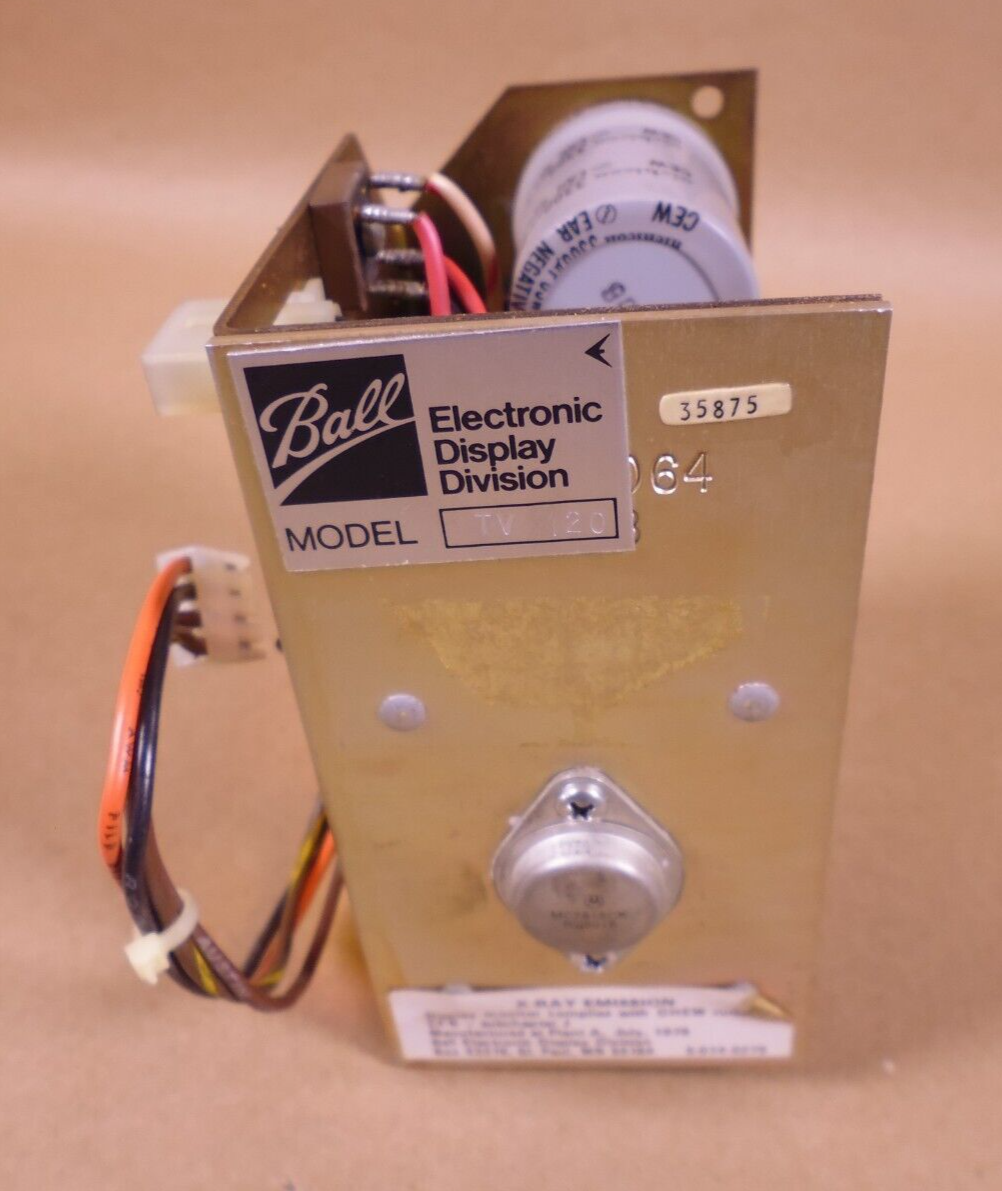 Ball Brothers 6-003-0570 Power Supply For TV120 TV-120 Data Display Monitor | Electrical MRO Replacement Parts &amp; Components and Commercial Electrical Supplies Company