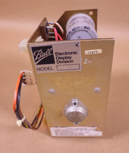 Ball Brothers 6-003-0570 Power Supply For TV120 TV-120 Data Display Monitor | Electrical MRO Replacement Parts &amp; Components and Commercial Electrical Supplies Company