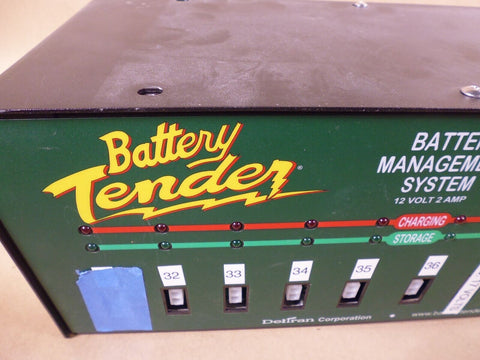 Deltran Battery Tender 10-Bank Battery Charger 12V 2A 021-0134 *READ*