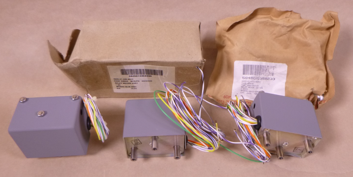 (Lot of 3) 932-300-00 Motor Driven Relay , 5945-01-335-8233 | Electrical MRO Replacement Parts &amp; Components and Commercial Electrical Supplies Company