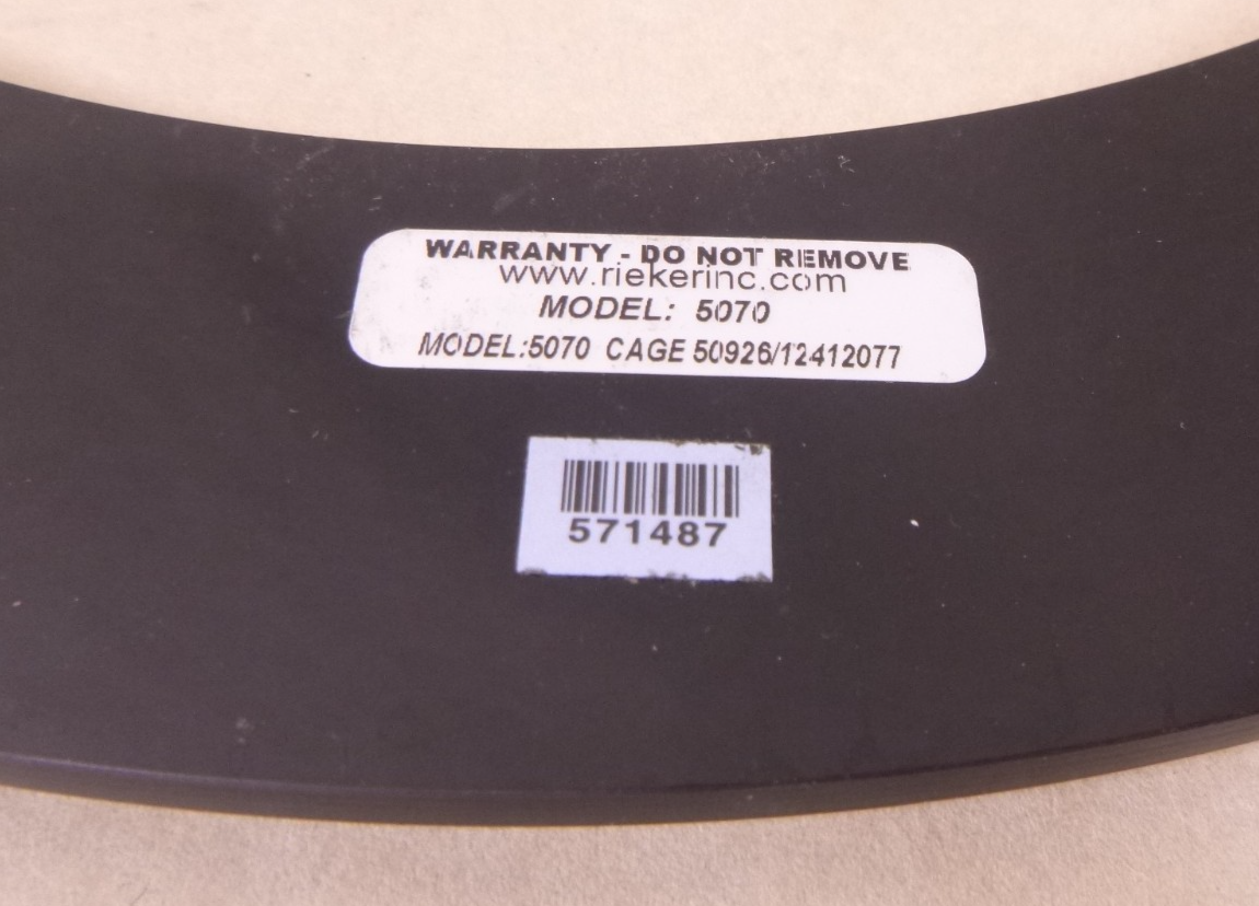 Rieker 2070 5070 Inclination Clinometer M9 12412077 12412077-R 6605-01-377-5714