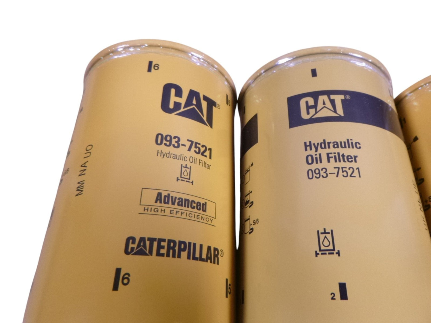 (5 Pack) CAT 093-7521 Hydraulic Oil Filter Caterpillar OEM