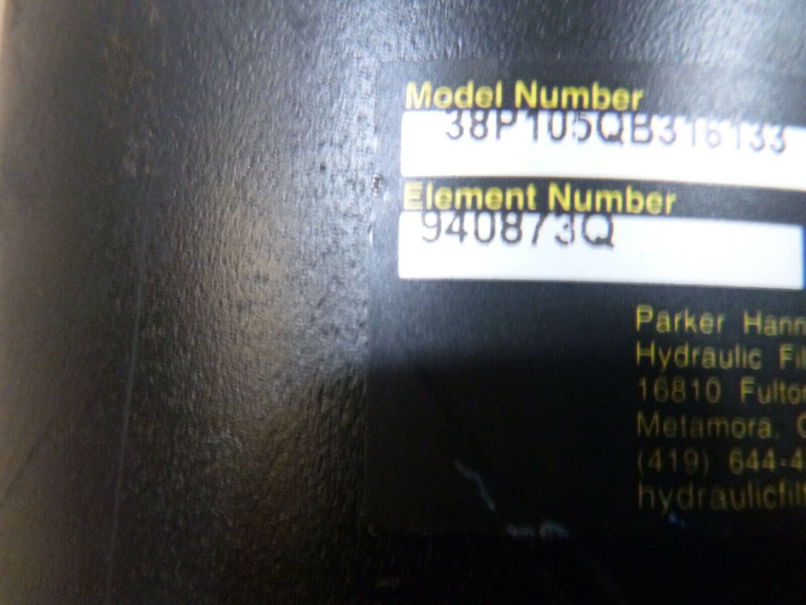 Parker 38P Series High Pressure Fluid Filter 6000 Psi 414 Bar - 1-1/4" NPT Ports | Industrial MRO Replacement Parts, Manufacturing Machine Parts &amp; Components, Heavy Equipment Parts Supplier
