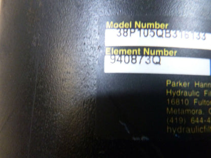 Parker 38P Series High Pressure Fluid Filter 6000 Psi 414 Bar - 1-1/4" NPT Ports | Industrial MRO Replacement Parts, Manufacturing Machine Parts &amp; Components, Heavy Equipment Parts Supplier