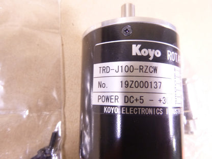 TRD-J100-RZCW KOYO Medium Duty Incremental Encoder 8mm Solid Shaft Push-Pull | Electrical MRO Replacement Parts &amp; Components and Commercial Electrical Supplies Company