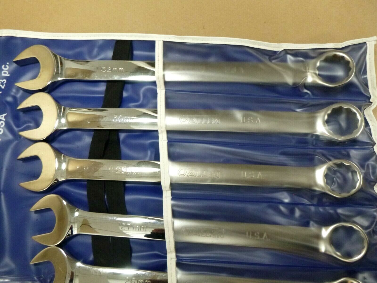 New USGI 23 Pc. 8mm - 32mm Combination 12 Pt. Metric Wrench Set Made in U.S.A. | Industrial MRO Tools and Replacement Industrial Equipment Components