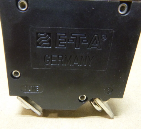 ETA Circuit Breaker 80Amp 28Vdc Push/Pull Plunger, Chassis Mount 452-K14-FN2-80A