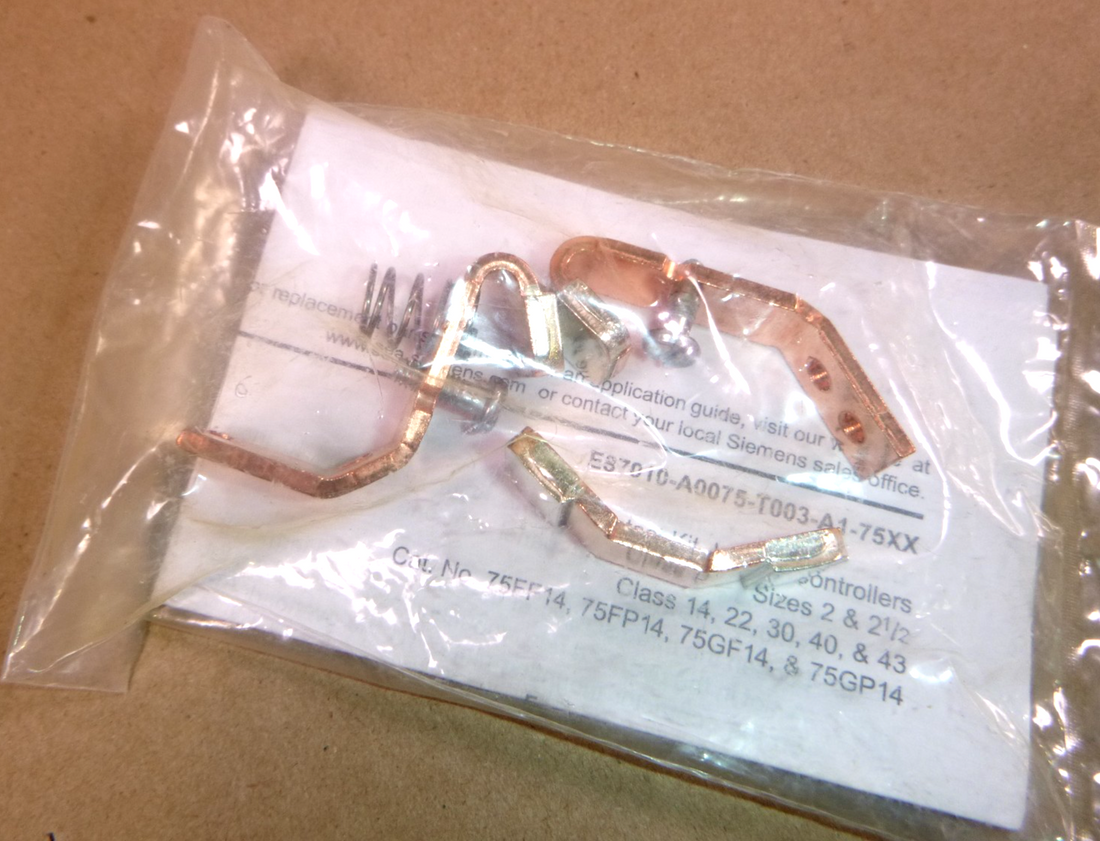 Siemens 75GP14 CONTACT KIT 1 Pole Size 2 1/2 | Electrical MRO Replacement Parts &amp; Components and Commercial Electrical Supplies Company