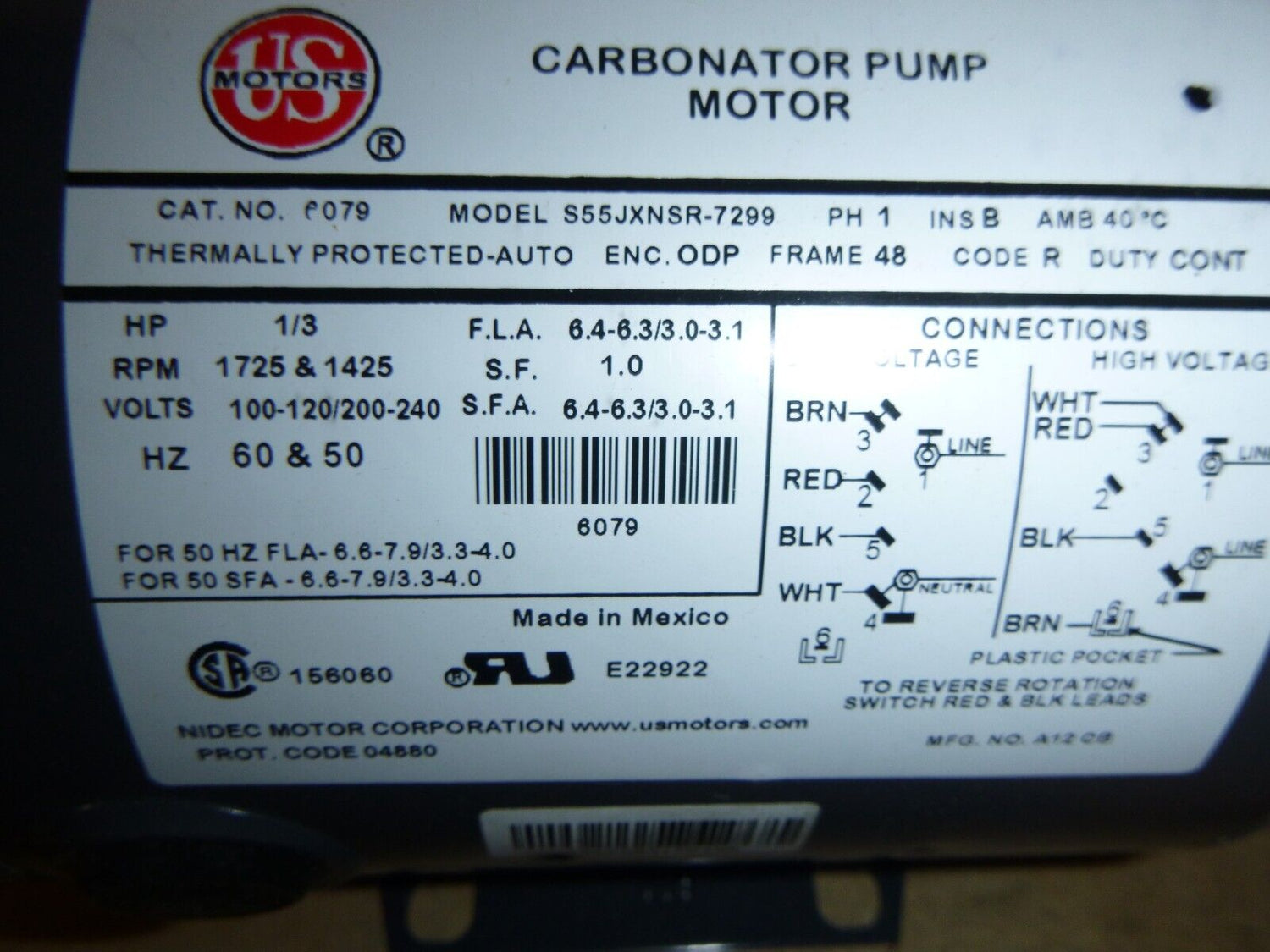 NEW MEP 750 KW Generator Fuel Pump 85-33029, N61010GR2-F02, 2910-01-232-5146 | Genuine MEP Generator Replacement Parts and Military Surplus Generator Parts