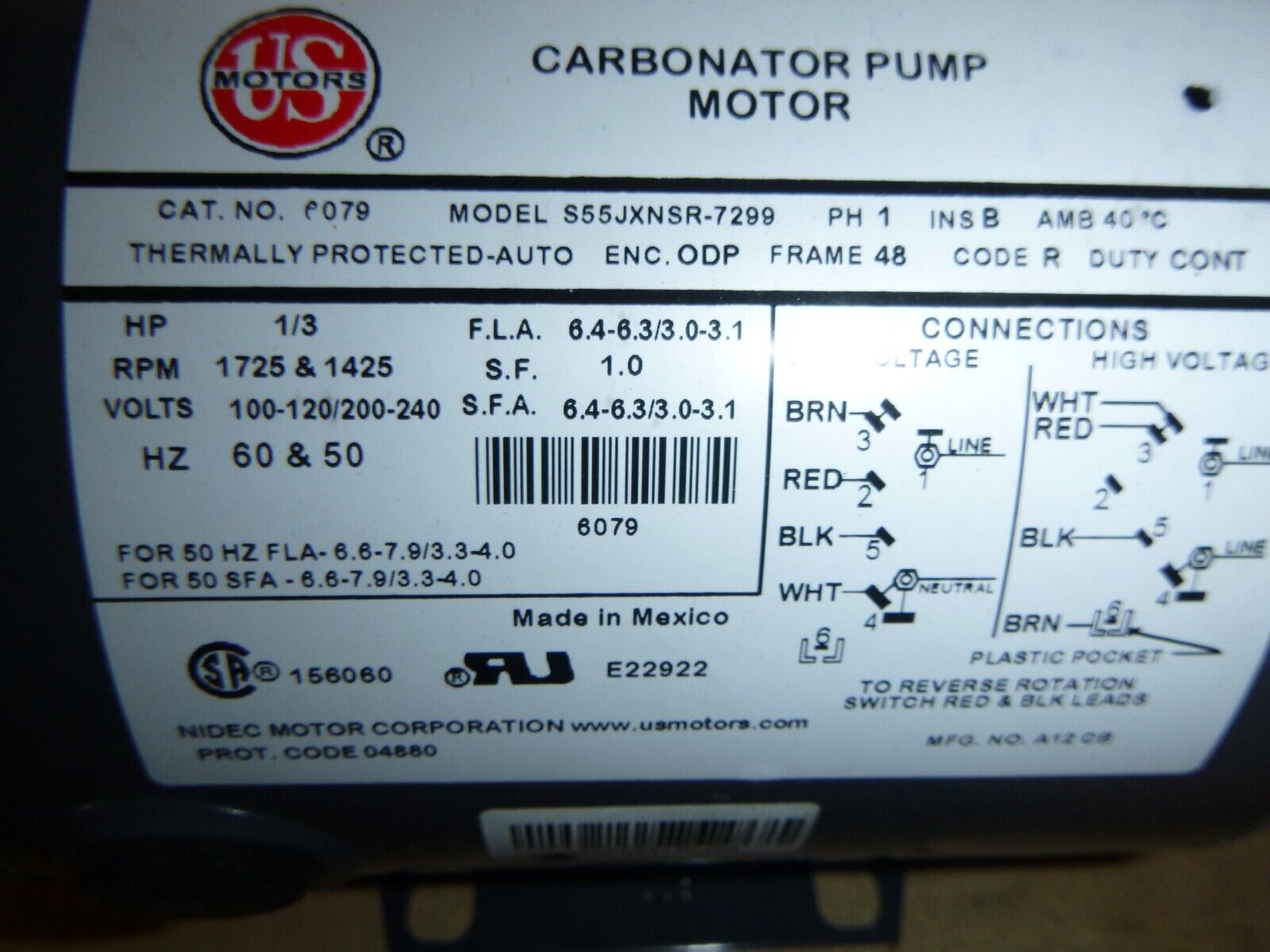 NEW MEP 750 KW Generator Fuel Pump 85-33029, N61010GR2-F02, 2910-01-232-5146 | Genuine MEP Generator Replacement Parts and Military Surplus Generator Parts