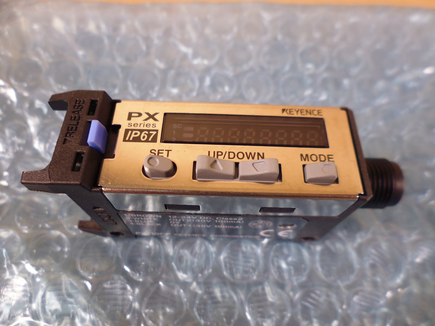 Keyence PX-10CP Photoelectric Sensor Amplifier Unit, 4 Pin Connector , PNP | Electrical MRO Replacement Parts &amp; Components and Commercial Electrical Supplies Company