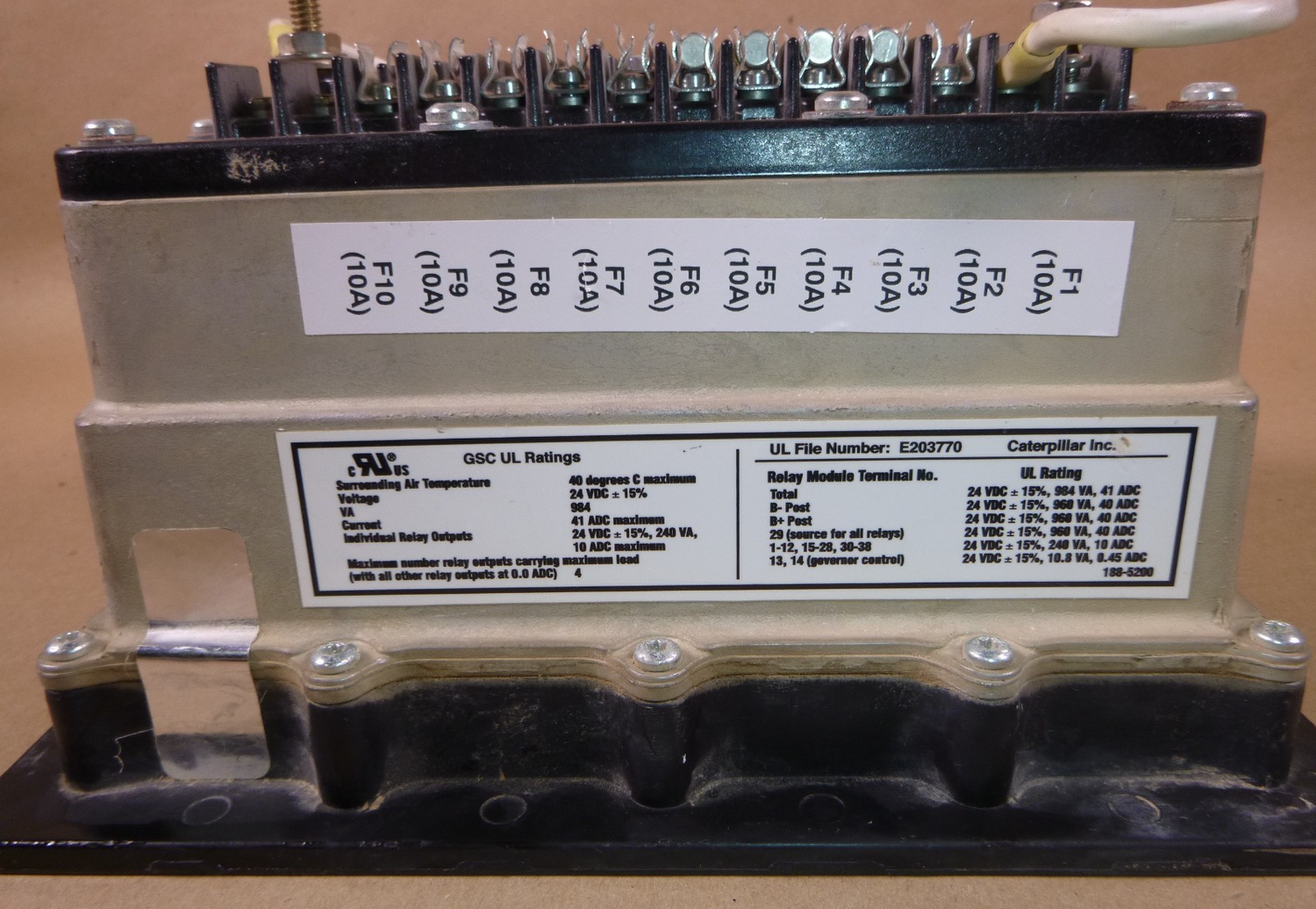 Caterpillar Control Panel 133-6350, 1336350 (Untested, For Parts Not Working) | Industrial Tractor Parts Supplier and Surplus Tractor Parts &amp; Accessories