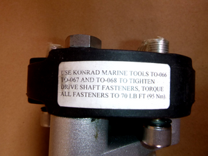 USGI Konrad Marine Straight Adapter 20-020-1050, 4730-01-519-8193