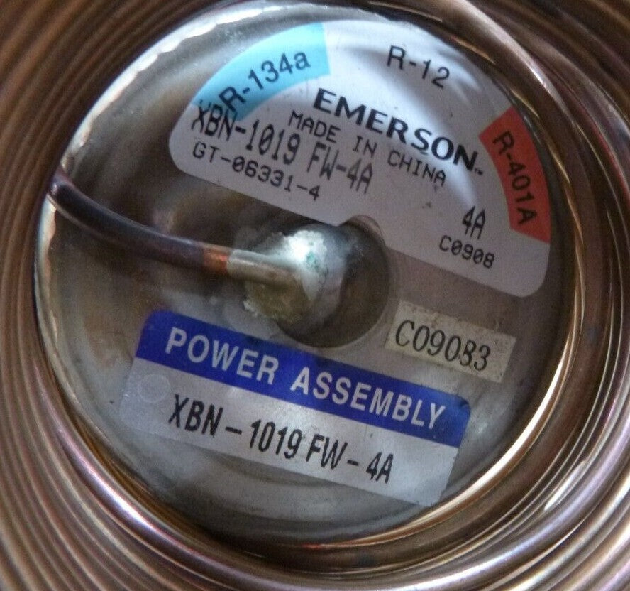 EMERSON XBN-1019 FW-4A THERMAL EXPANSION VALVE R134A R12 R401A | Electrical MRO Replacement Parts &amp; Components and Commercial Electrical Supplies Company