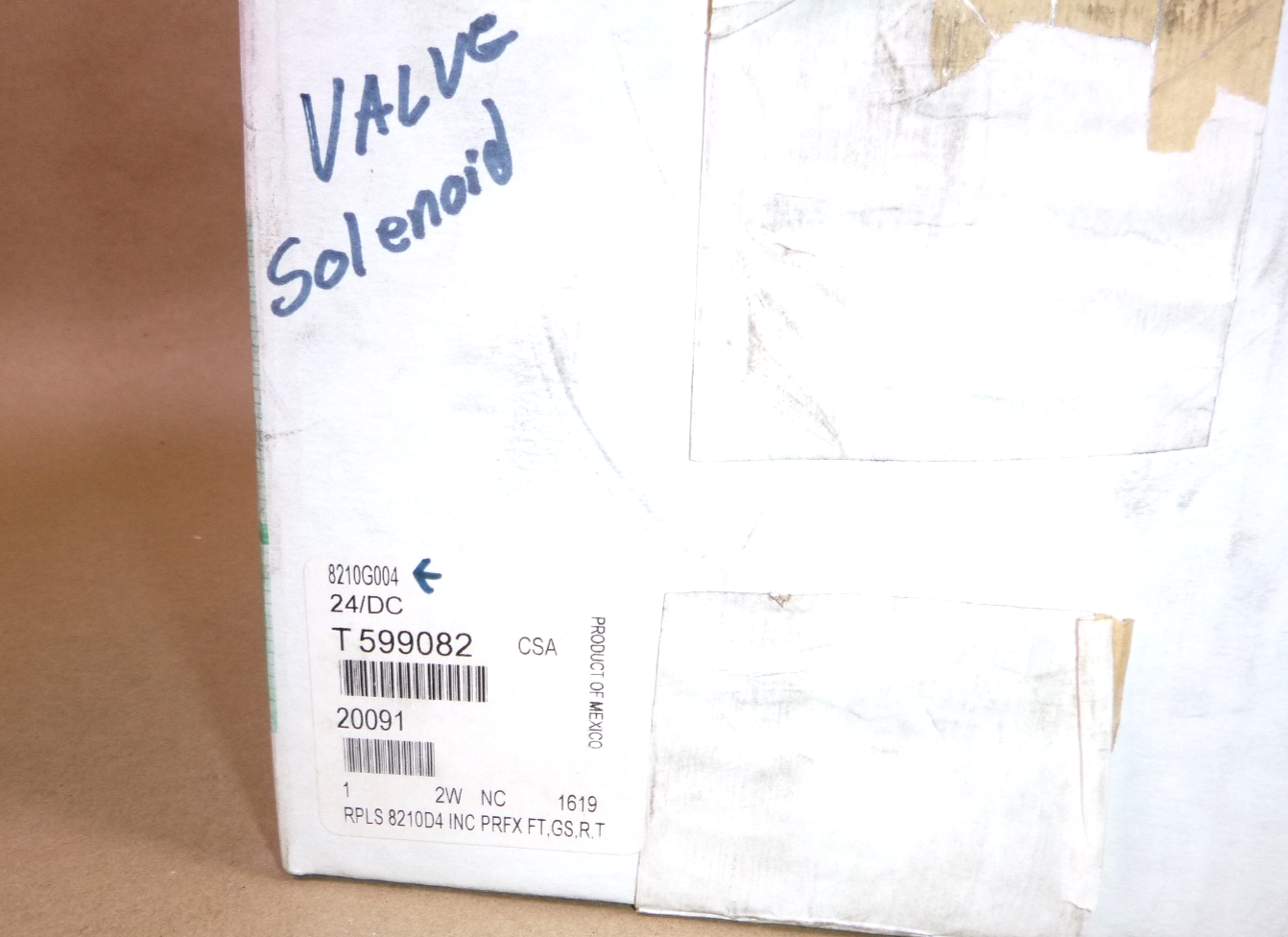 8210G004 ASCO Solenoid Valve, 2-way, 1" NPT 120 Vac Normally Closed Brass Body | Electrical MRO Replacement Parts &amp; Components and Commercial Electrical Supplies Company