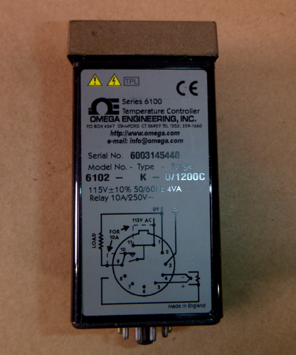 6102K-0-1200C Omega Engineering - Electronic Thermostat | Electrical MRO Replacement Parts &amp; Components and Commercial Electrical Supplies Company