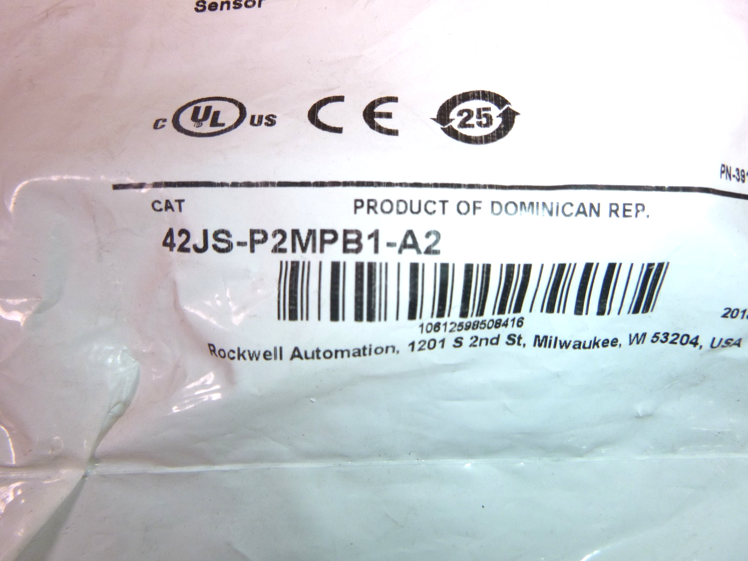 42JS-P2MPB1-A2 Allen Bradley 42JS VisiSight Photoelectric Sensor 10-30 Vdc | Electrical MRO Replacement Parts &amp; Components and Commercial Electrical Supplies Company