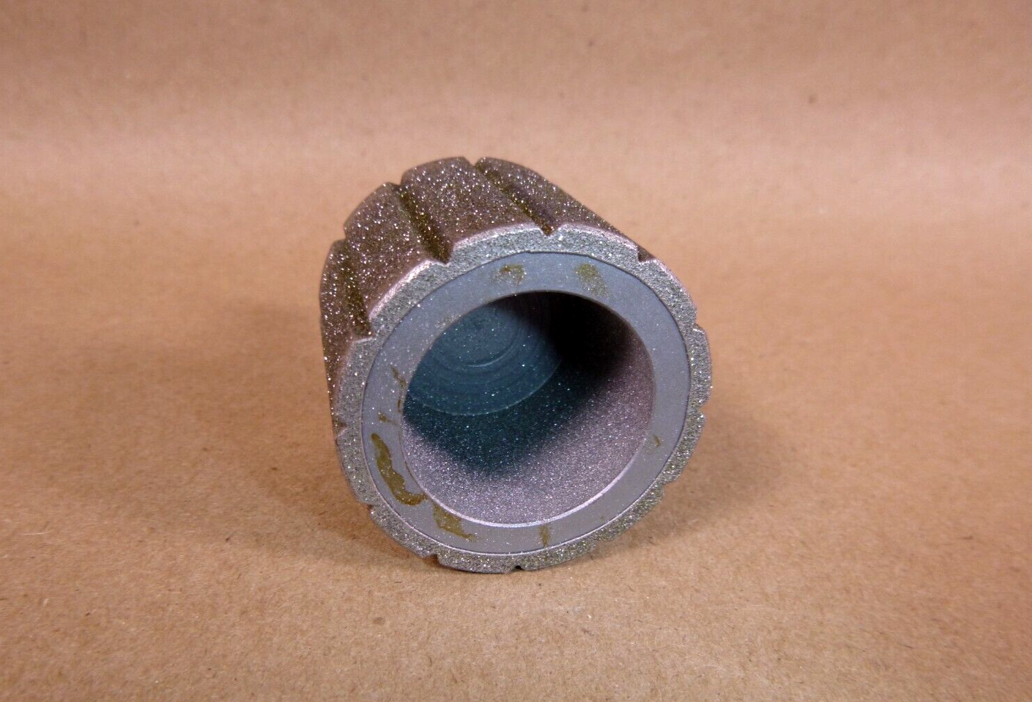 1-1/2" Dia x 1.325" D x 3/8" Arbor Drive Diamond Grinding Drum Wheel 60/80 Grit | Industrial MRO Tools and Replacement Industrial Equipment Components