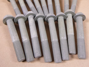 (Lot Of 17) M16 x 2.0 x 110mm Hex Head Flange Bolt, 10.9 Grade, 45mm Thread | Industrial Replacement Nuts & Bolts Distributor and Machinery Screws & Fasteners Supply