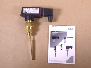 SIKA VHS06M25171R21 PADDLE FLOW SWITCH, 1/2" NPT, 230VAC/48VDC, NO/NC, BRASS