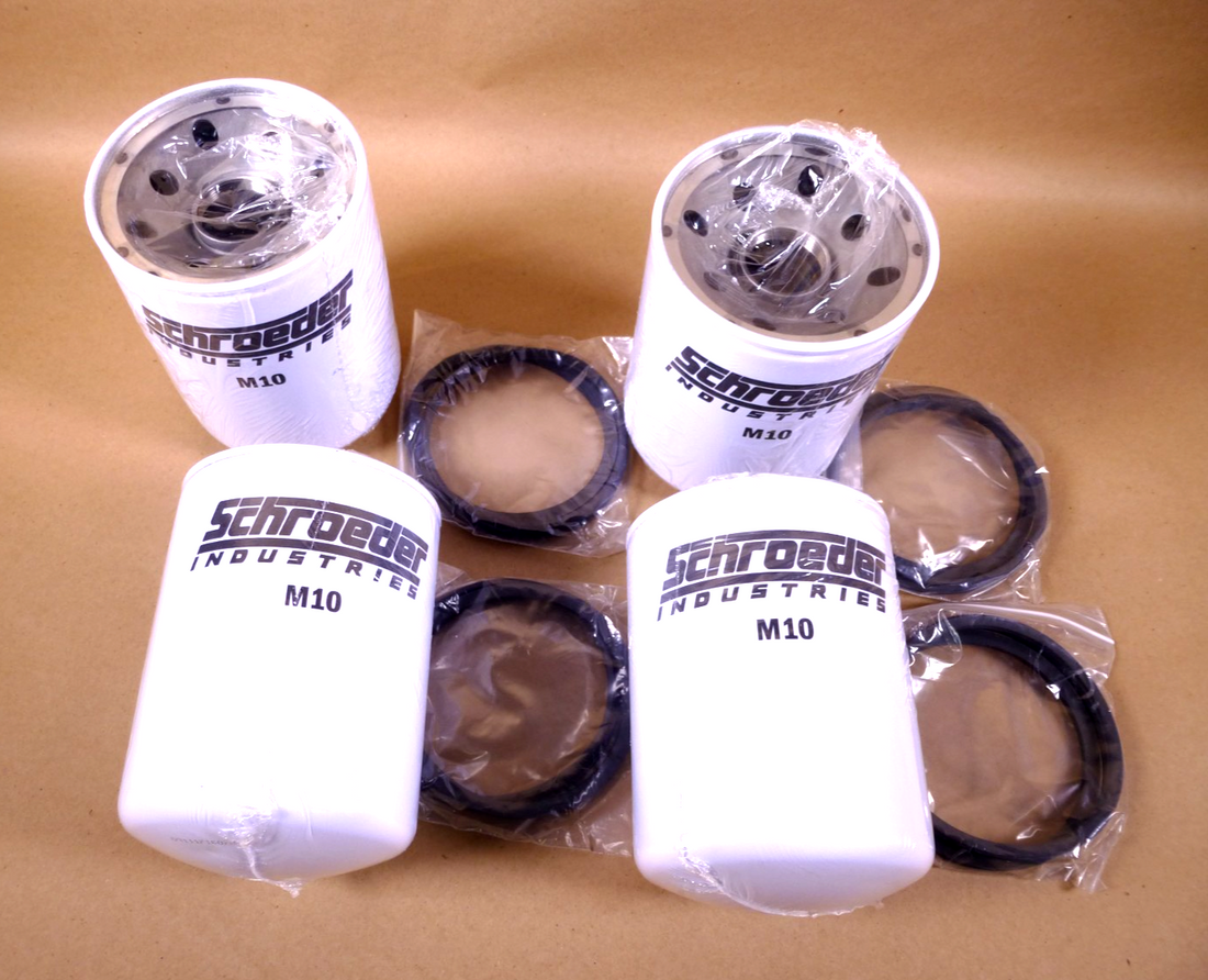 (Lot of 4) Schroeder M10 Hydraulic Filter Element =To P550388, HF6736, BT387-10 | Replacement Truck Parts, Trailer Accessories, Automobile Supplies, Car Parts &amp; Accessories