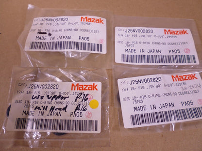 (15 PACK) OEM MAZAK J25NV002820 O-Ring 1B - P16 HDNS-90 | Industrial MRO Replacement Parts, Manufacturing Machine Parts &amp; Components, Heavy Equipment Parts Supplier