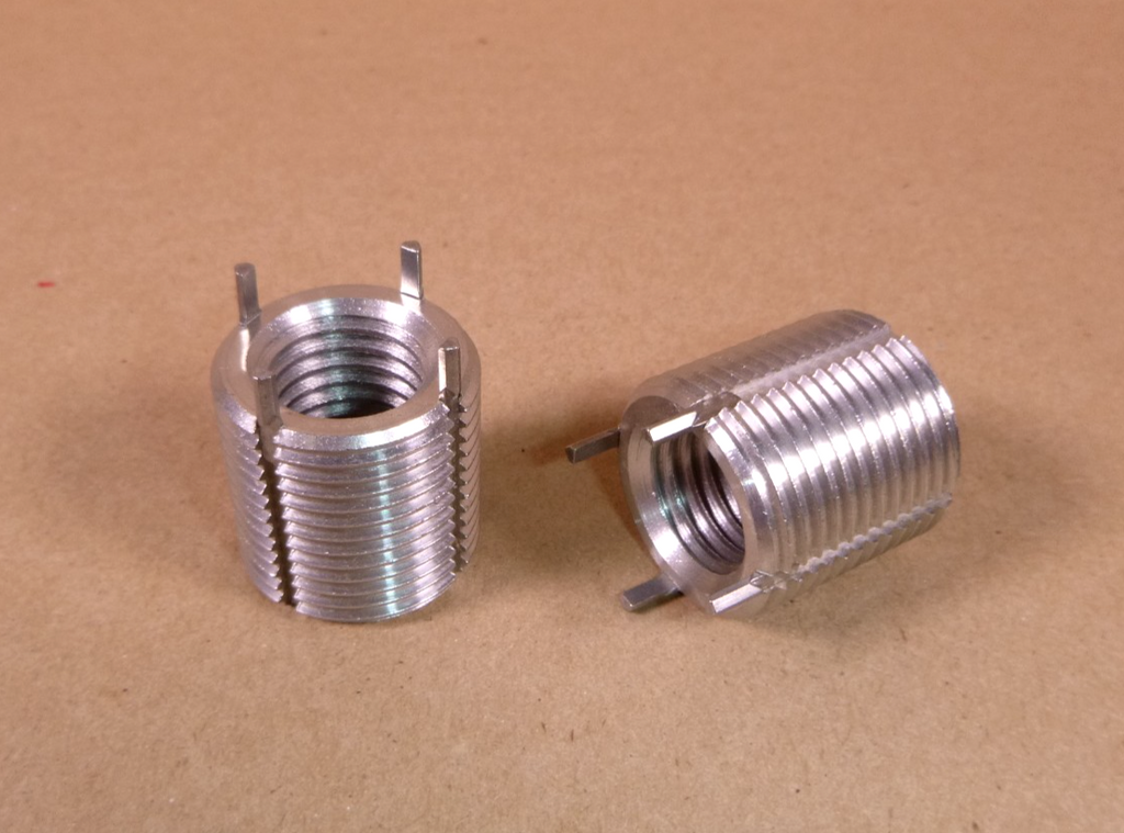 3/4-10 Stainless Steel Key Locking Threaded Insert 1-1/8-12 Ext Threads (2 Pcs) | Industrial Replacement Nuts & Bolts Distributor and Machinery Screws & Fasteners Supply