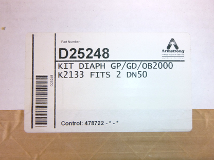 Armstrong Diaphragm Kit D25248 Gp/GD/OB2000 K2133 | Industrial MRO Replacement Parts, Manufacturing Machine Parts &amp; Components, Heavy Equipment Parts Supplier