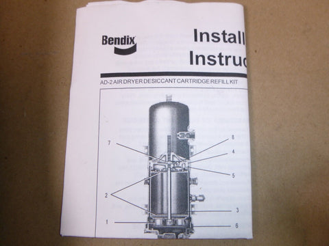 Genuine Bendix 286718 Air Drier Rebuild Kit AD2 Spares, New No Box