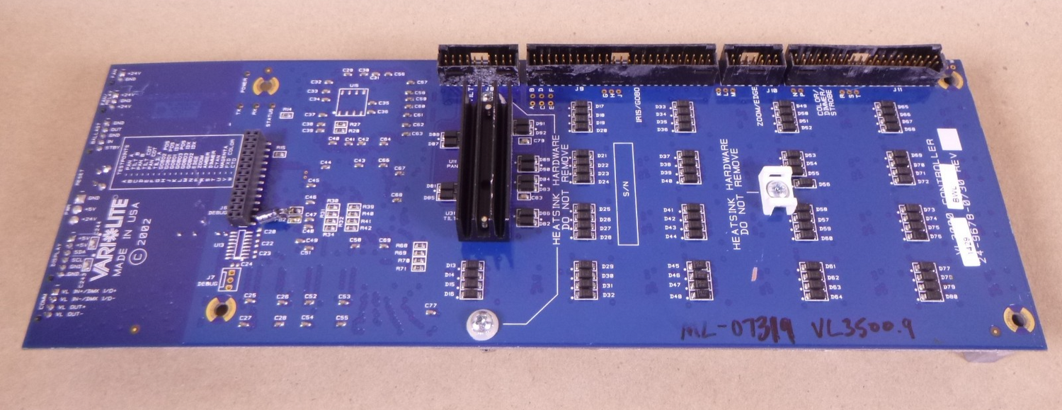 *UNTESTED* VariLite S24.9686.1429 MCB PCB For VL3500 Wash | Electrical MRO Replacement Parts &amp; Components and Commercial Electrical Supplies Company