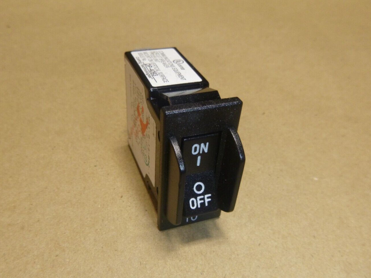 Carling MA1-B-14-610-1-A26-2-J Circuit Breaker 1Pole 10A 250VAC 80VDC Automotive | Electrical MRO Replacement Parts &amp; Components and Commercial Electrical Supplies Company
