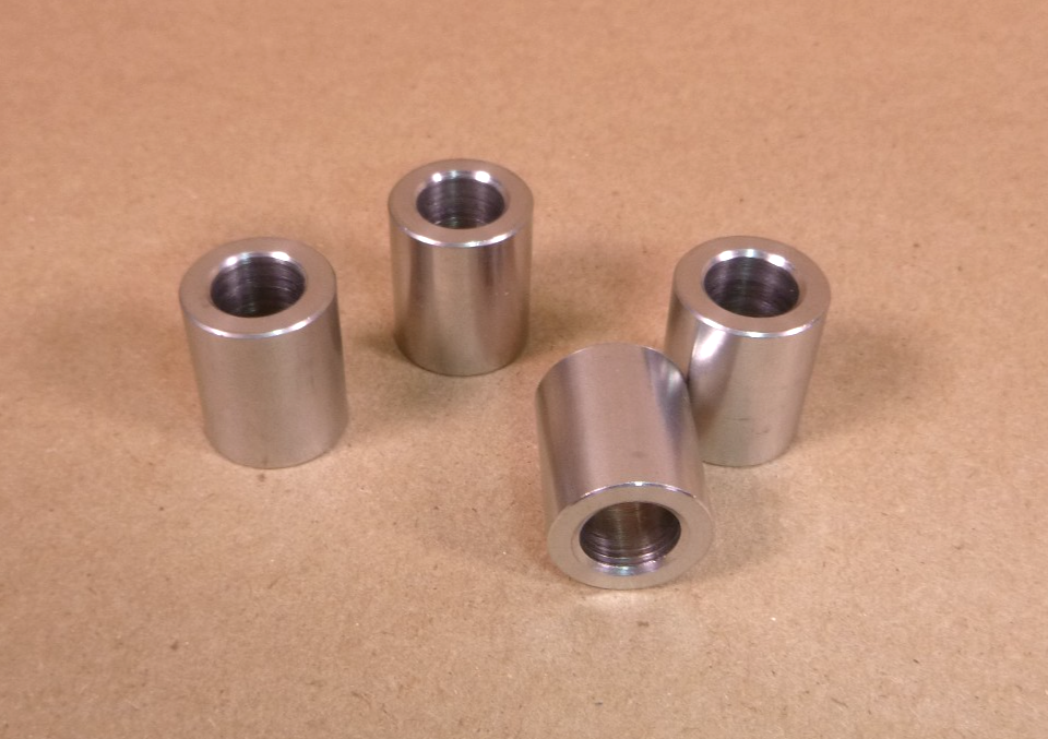 3/8" id x 5/8" od x 3/4" Tall Stainless Steel Standoff Spacer Bushing (4 Pcs) | Industrial Replacement Nuts & Bolts Distributor and Machinery Screws & Fasteners Supply