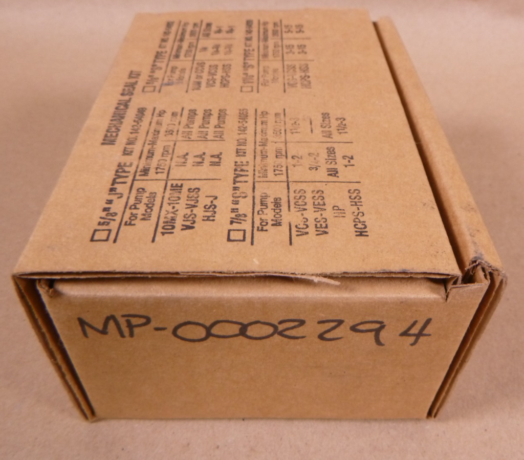 54049 Mechanical Seal Kit 5/8 J Type For 10MX-10ME, VJS-VJSS, HJS-J | Industrial MRO Replacement Parts, Manufacturing Machine Parts & Components, Heavy Equipment Parts Supplier